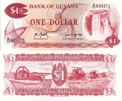 GUYANA 1 dollar ND UNC!!! foto