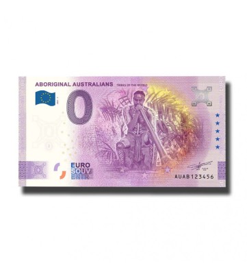 RARR : 0 EURO SOUVENIR - AUSTRALIA , ABORIGENII - 2021.1 - UNC foto