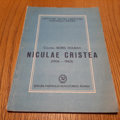 NICOLAE CRISTEA (1906-1943) - Boris Holban (colonel) - P.R.M, 1949, 30p