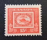 Canada 1951 - Timbru Comemorativ &bdquo;Centenarul Primului Timbru Canadian / 3 Pence Castorul (1851&ndash;1951)&rdquo; -MNH-CLN1