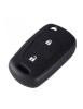 Husa cheie auto din silicon Kia Hyundai 2 butoane Negru, Xenon Bright
