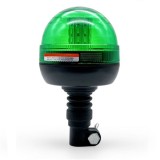 40 LED Lumina de avertizare Stroboscopica Girofar Lampa Diametru126mm Verde 40W 12V 24V E9