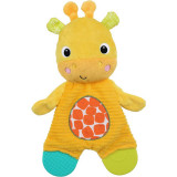 Bright Starts Snuggle&amp;Teethe jucărie pentru dentiție 0 m+ Giraffe 1 buc