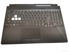 Carcasa superioara cu tastatura palmrest Laptop Gaming, Asus, TUF F15 FX506LU, 90NR03L1-R31US0, 90NR03L1-R33US0, 90NR03U1-R33US0, iluminata, layout US