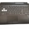 Carcasa superioara cu tastatura palmrest Laptop Gaming, Asus, TUF A15 FA506II, FA506IH, 3BBKXTAJN00, 90NR03M1-R31UI0, iluminata, layout US