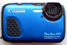 Aparat foto Canon PowerShot D30 12.1 MP/GPS/scufundari/rezistent socuri foto