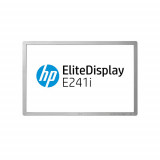 Monitor 24 inch LED IPS, Full HD, HP EliteDisplay E241i, Black, Lipsa picior, Grad B