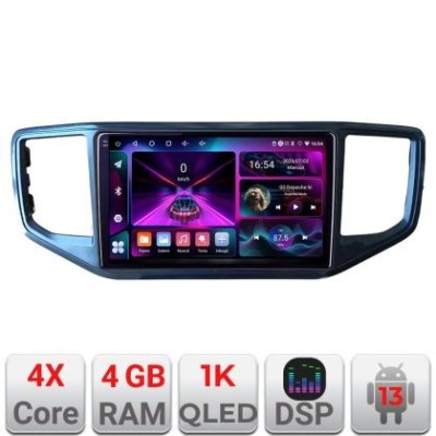 Navigatie dedicata Edonav VW Amarok Android radio gps internet 4+64 InCell Display 1K KIT-amarok+EDT-E209-RK CarStore Technology foto
