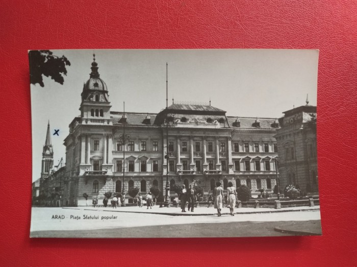 CARTE POSTALA - RPR - ARAD - PIATA SFATULUI POPULAR