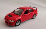 Macheta Mitsubishi Lancer Evo 8 2003 rosu - Welly 1/36