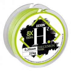 Fir textil Jaxon Hegemon 8X Flash, verde fluo, 150m (Diametru fir: 0.25 mm)