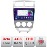 Navigatie Android Dodge Caliber 2006-2010, QLED, Octa Core, 4GB+64GB