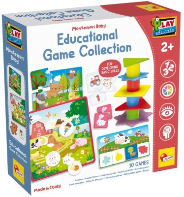 Colectie de jocuri educative Montessori pentru copii 2+ Lisciani foto
