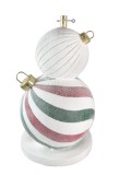Suport brad Craciun ceramica multicolora 51x50x84h