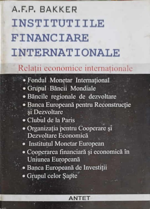 INSTITUTIILE FINANCIARE INTERNATIONALE-A.F.P. BAKKER-251316