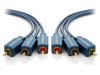 Cablu RCA x3 Aurit 15m, Clicktronic