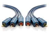 Cablu RCA x3 Aurit 15m