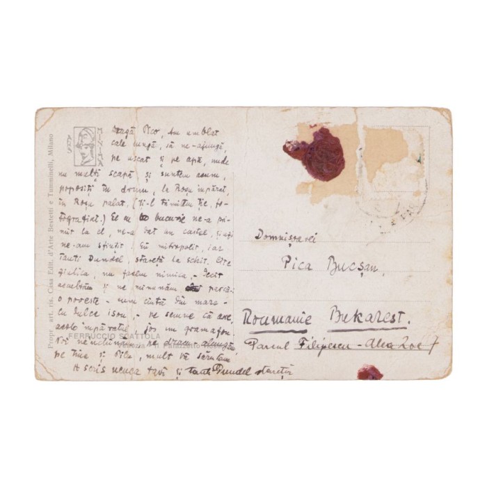Octavian Goga carte poștalā