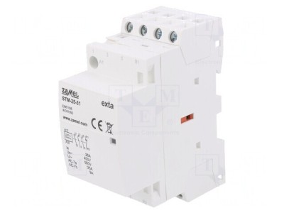 Contactor 4P 25A 230VAC NC NO x3 foto