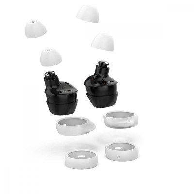 Set 4 Varfuri de schimb pentru casti Samsung Galaxy Buds/Galaxy Buds Plus, Kwmobile, Alb, Silicon, 49310.02 foto