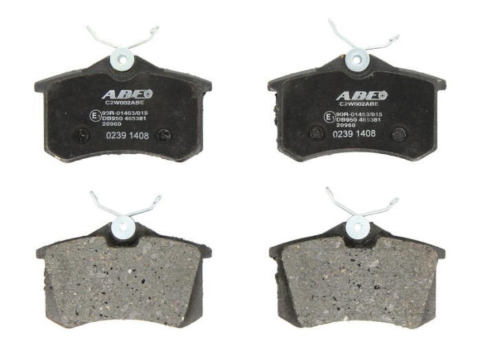 Set placute frana,frana disc PEUGEOT PARTNER combispace (5F) (1996 - 2012) ABE C2W002ABE