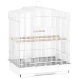PawHut cusca pentru pasari, 46.5x35.5x92cm, alb | Aosom Romania