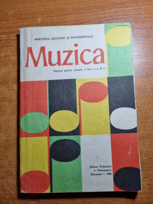 manual de muzica - pentru clasele a 3-a si a 4-a - din anul 1988 foto