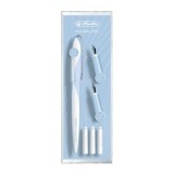 Stilou my.pen Style caligrafie + 3 penite, dimensiune 0,9/1,4/1,9 albastru deschis - blister