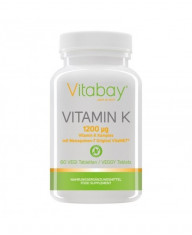SUPER Vitamina K1+K2 1200 mcg 60 Tablete vegane foto