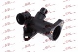 Flansa lichid racire Audi A6 192001, 2004; Skoda 2008; VW Passat B5 2005; motor 1.8, 1.8 T; 058121132A; 058121132C; CTM-AU-006; SRLine, aftermarket