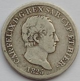 Italia, Sardinia, 50 Centesimi Charles Felix 1825