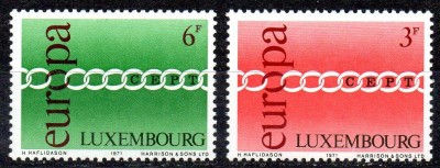 LUXEMBURG 1971, EUROPA CEPT, serie neuzata, MNH foto