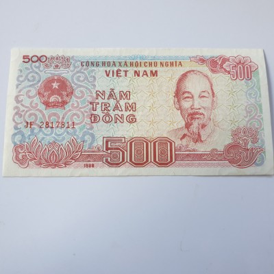 Vietnam 500 Dong 1988 UNC foto