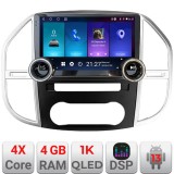 Navigatie Mercedes Vito w447 2016- Edotec 4+64 10.5 inch Incell 1K android Wifi 5Ghz gps internet Kit-w447