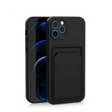 Husa protectie flippy cu suport card compatibila cu samsung a22 5g negru