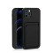 Husa protectie flippy cu suport card compatibila cu samsung s20fe negru