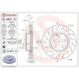 Set disc frana Mercedes Clasa C (W204) 01.07-01.15, Clasa E (W212) 01.09-12.16, Clasa E Convertible (A207) 01.10-12.16, Clasa E Coupe (C207) 01.09-12