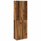 Cumpara ieftin Dulap inalt, lemn vechi, 60x32x190 cm, lemn prelucrat