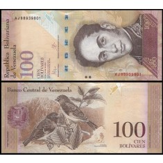 Venezuela 2015 - 100 bolivares, necirculata