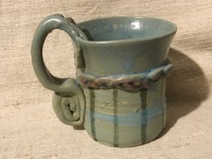 arat / design - Cana din ceramica realizata manual model deosebit semnata !