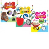 Pachet Totul despre ... 1. Totul despre animale; 2. Totul despre culori; 3. Totul despre cuvinte - Brijbasi