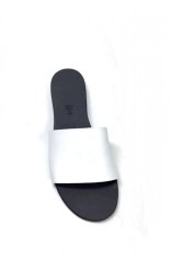 Papuci de dama din piele White Elisa, 39 si 40