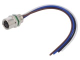 Conector M8 Mamă 4 PIN Drept pentru Panou 3A