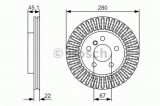 Disc frana MINI MINI (F55) (2014 - 2016) BOSCH 0 986 479 C97