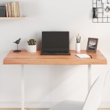 Cumpara ieftin Blat de masă maro 100x60x(2-6) cm, lemn masiv stejar tratat