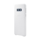 Husa Samsung Originala Piele Samsung S10e G970 Leather Cover Alba + Cablu usb