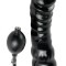 Dildo Gonfabil Ass Blaster, Negru, 25 cm