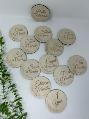 Placute decorative Lunar Baby foto