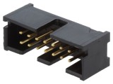 Soclu IDC Tată 14-PIN 2x7 THT 2,54mm Aurit