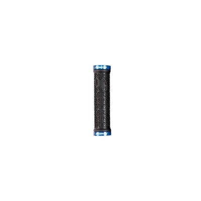Mansoane Reverse Stamp Lock-On 135/30mm, Negru-Albastru Ultimate FactoryBikes foto